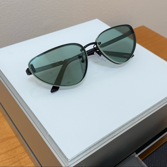 NWT Prada Duple Sunglasses in Jade/Aqua Green - Picture 6 of 12